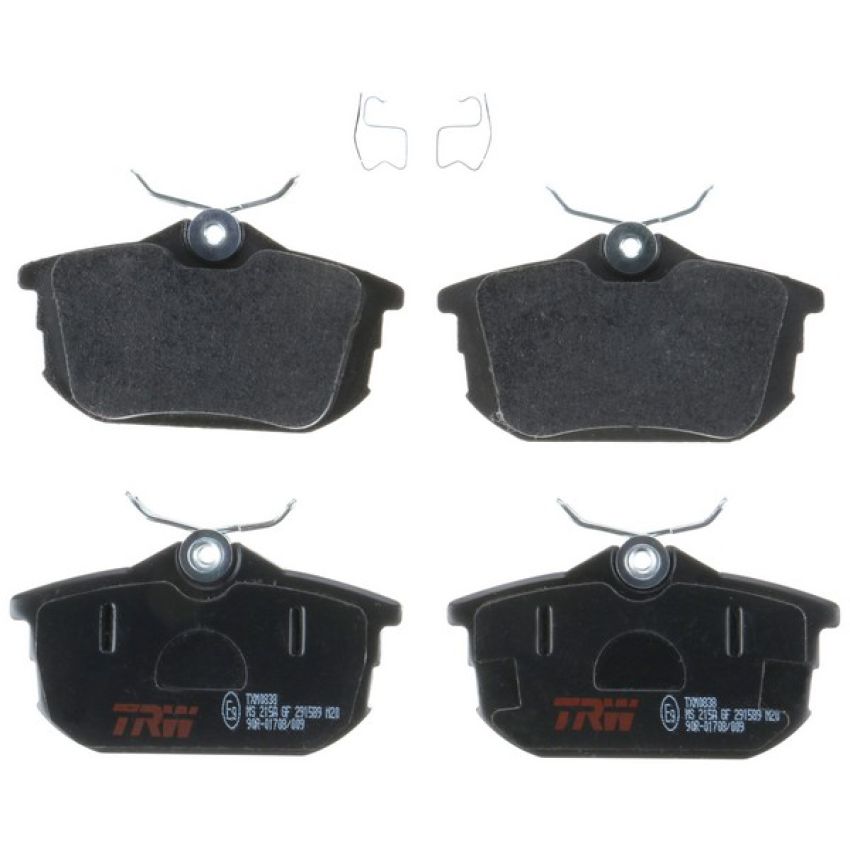 TRW PARTS TXM0838 TRW PREMIUM BRAKING - METALLIC BRAKE PAD SET - TXM0838