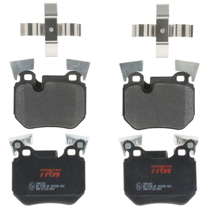 TRW PARTS TXM1372 TRW PREMIUM BRAKING - METALLIC BRAKE PAD SET - TXM1372