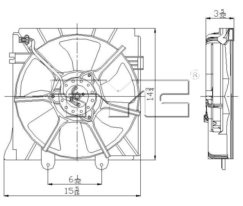 TYC Products 600030 Engine Cooling