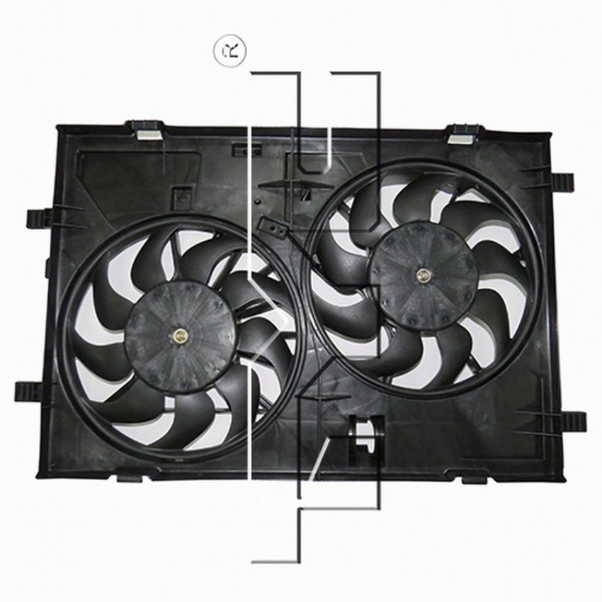 TYC Products 623030 Dual Radiator A