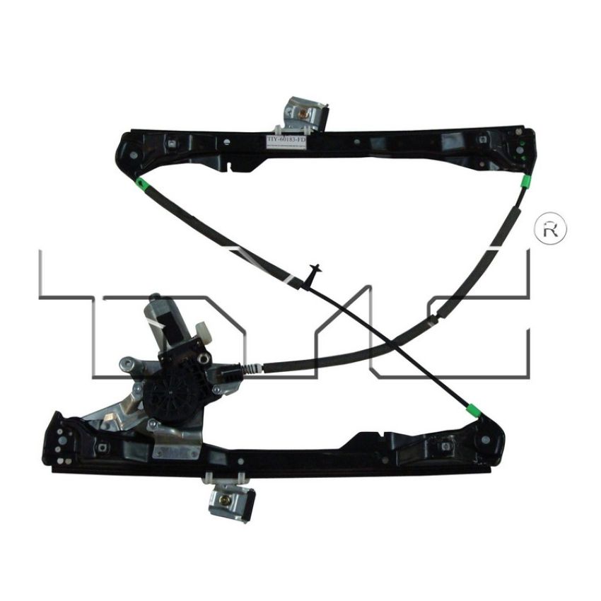 TYC Products 660204 Power Window Motor and Regulator Assembly