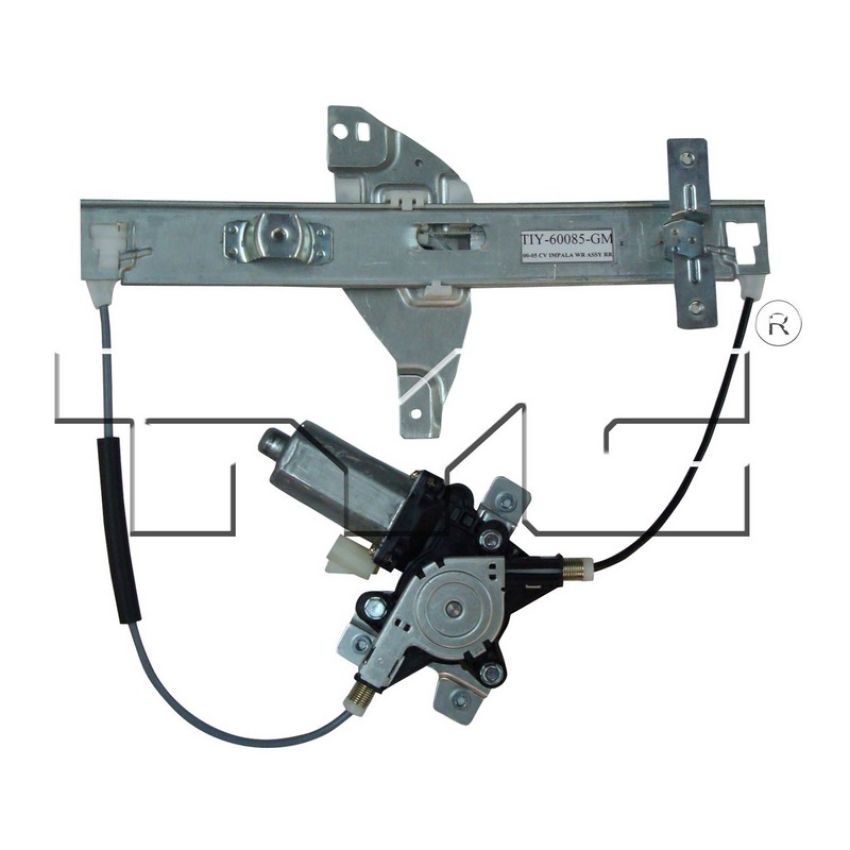 TYC Products 660221 Power Window Motor and Regulator Assembly