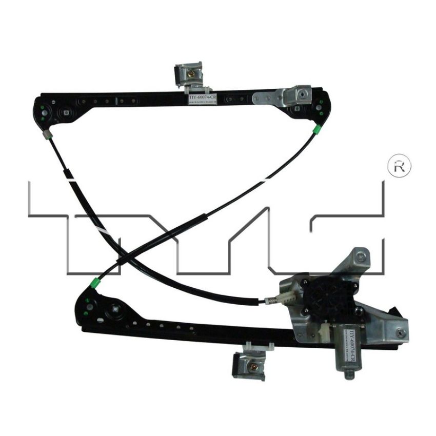 TYC Products 660225 Power Window Motor and Regulator Assembly