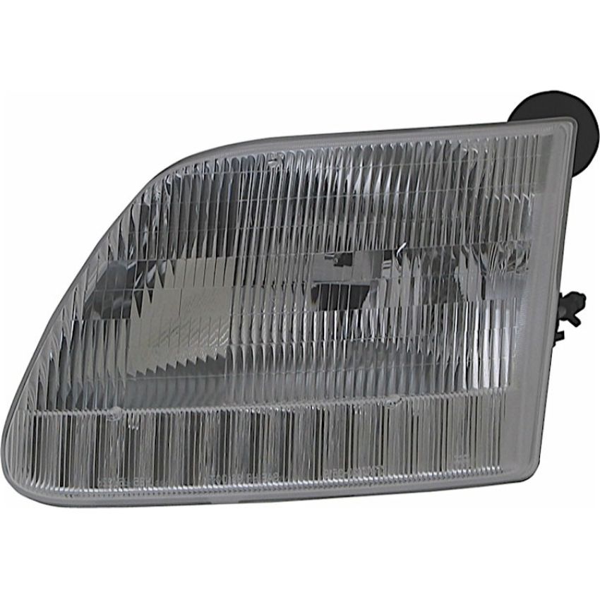 CAPA LH HDLMP W/O BRKT F150/250 LD P/U W/O HERITAGE/LTING/HARLEY DAVIDSON 07/97 TO 03;EXPDTION 97-02