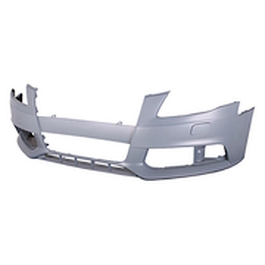 FRONT BUMPER COVER; SEDAN/WAGON; W/O S-LINE PKG; W/HEADLAMP WASHER; PRIME; A4/S4 09-12