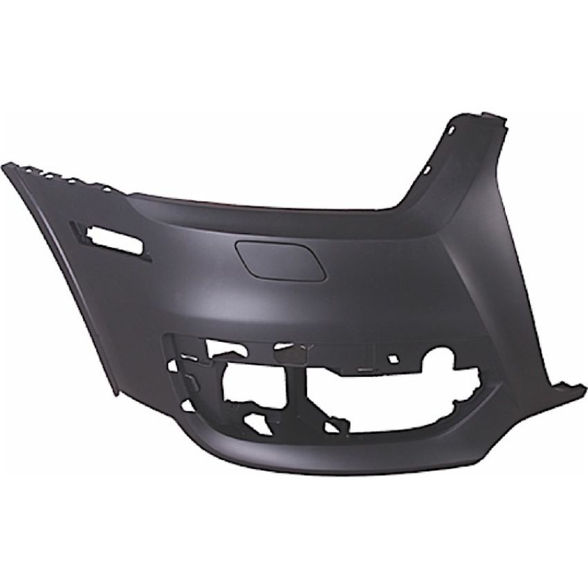 RT FRONT BUMPER COVER W/O PARALLEL PARK ASSIST;W/O PARKING AID;PRIME AUDI Q3 2015-2015