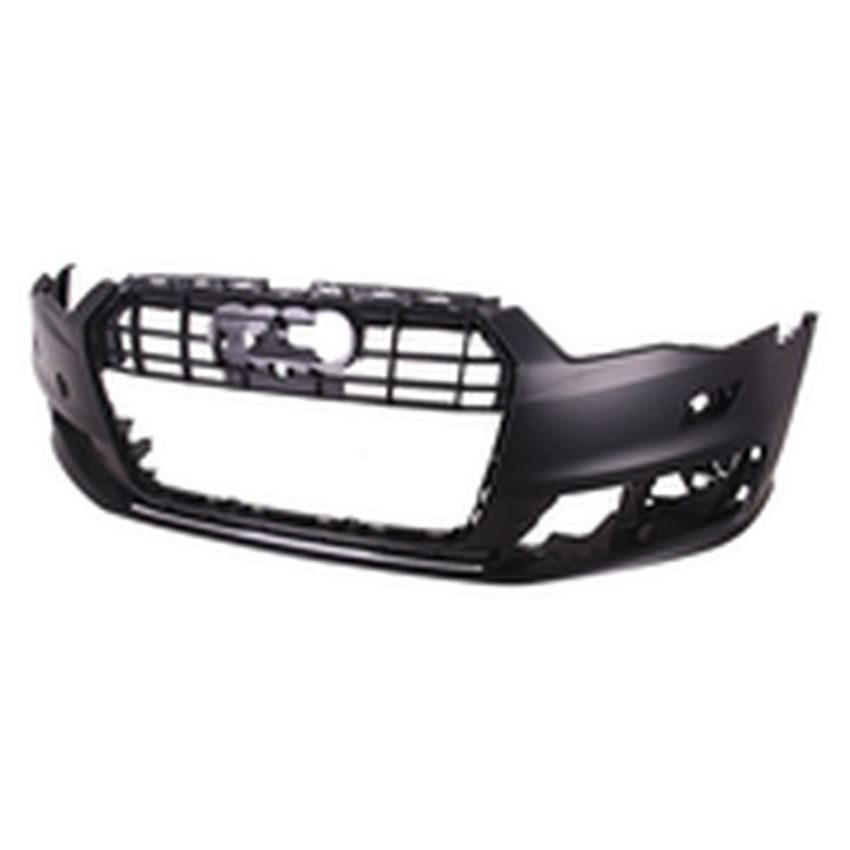 CAPA FRT BUMPER COVER W/O S-LINE PKG; W/O PARKING AID; CHROME TRIM; ASSY; PRIME AUD