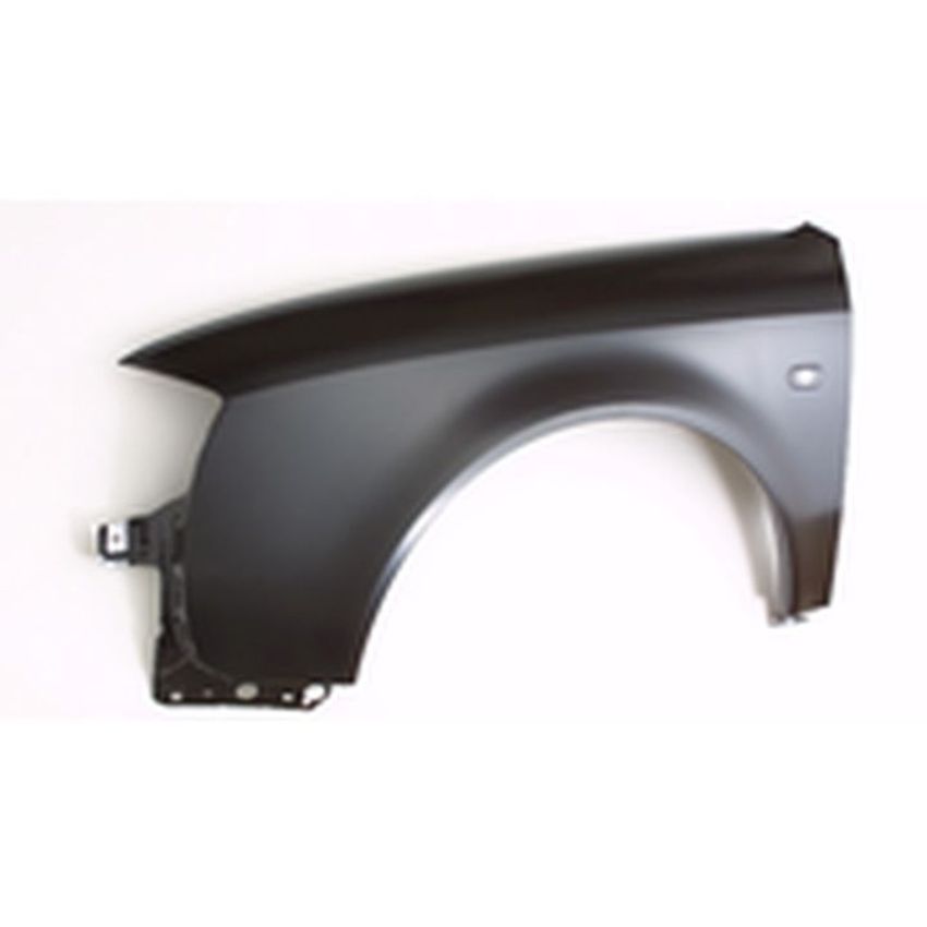 CAPA LT FRT FENDER ASSY W/SIDE REPEATER LAMP HOLE; W/V6 ENGINE AUDI A6 98-01