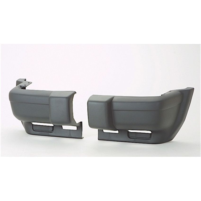 LH FRONT BUMPER END CAP SEMI-GLOSS BLK TEXTURED CHEROKEE 97-99