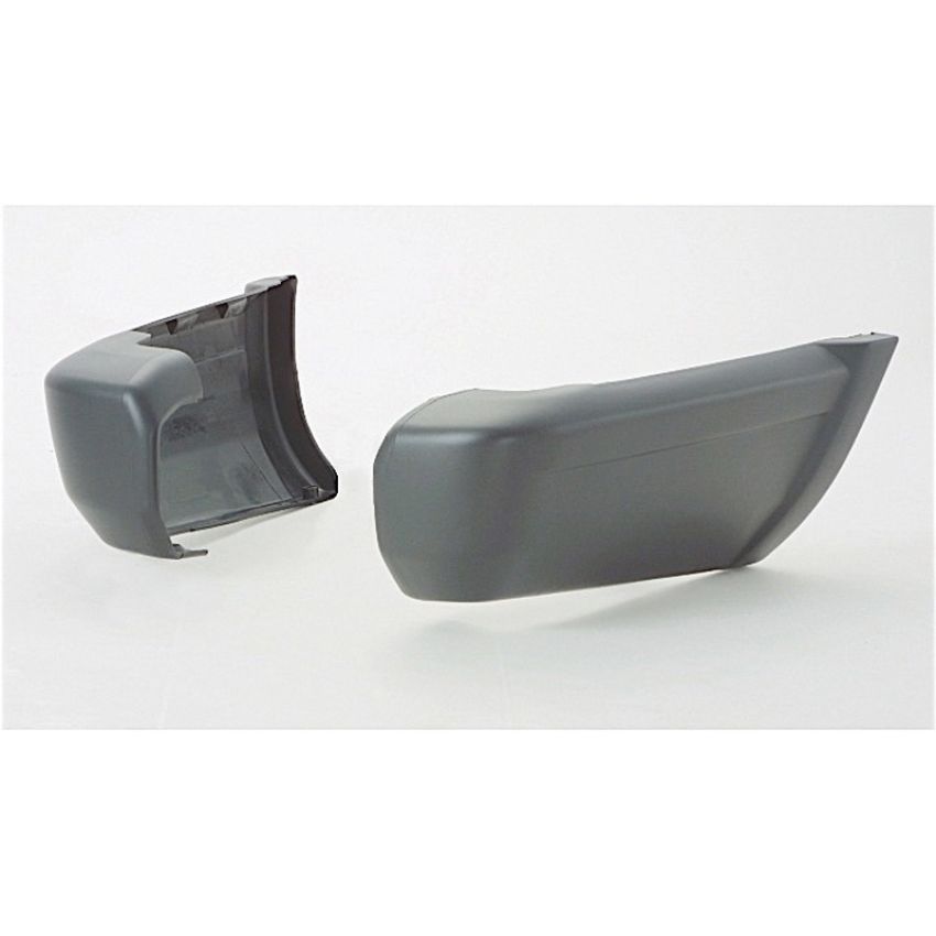 RH RR BUMPER END CAP W/O COUNTRY PKG MAT BLK TEXTURED CHEROKEE 97-01