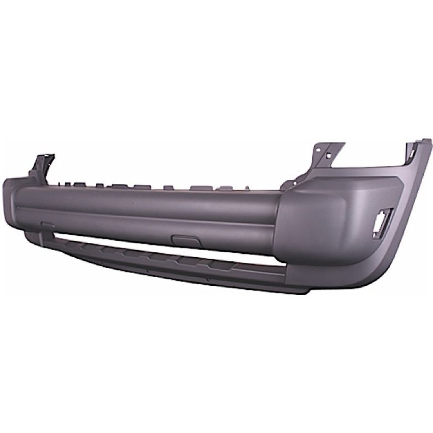 CAPA FRT BUMPER COVER W/O TOW HOOKS; TEXTURED GRAY JEEP LIBERTY 05-07