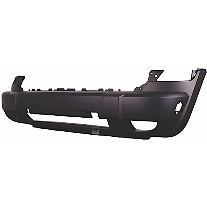 CAPA FRT BUMPER COVER W/TOW HOOKS; PRIME JEEP LIBERTY 06-07