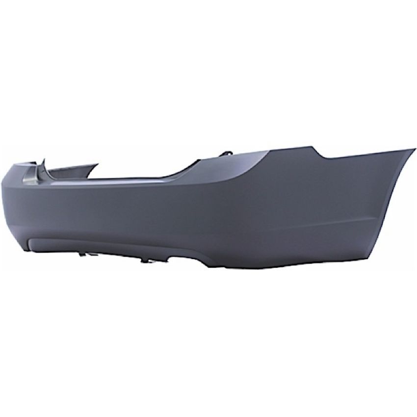 RR BUMPER COVER (P) W/ 2.3L ENG W/ SINGLE EXHAUST OPNG FUSION 06-09