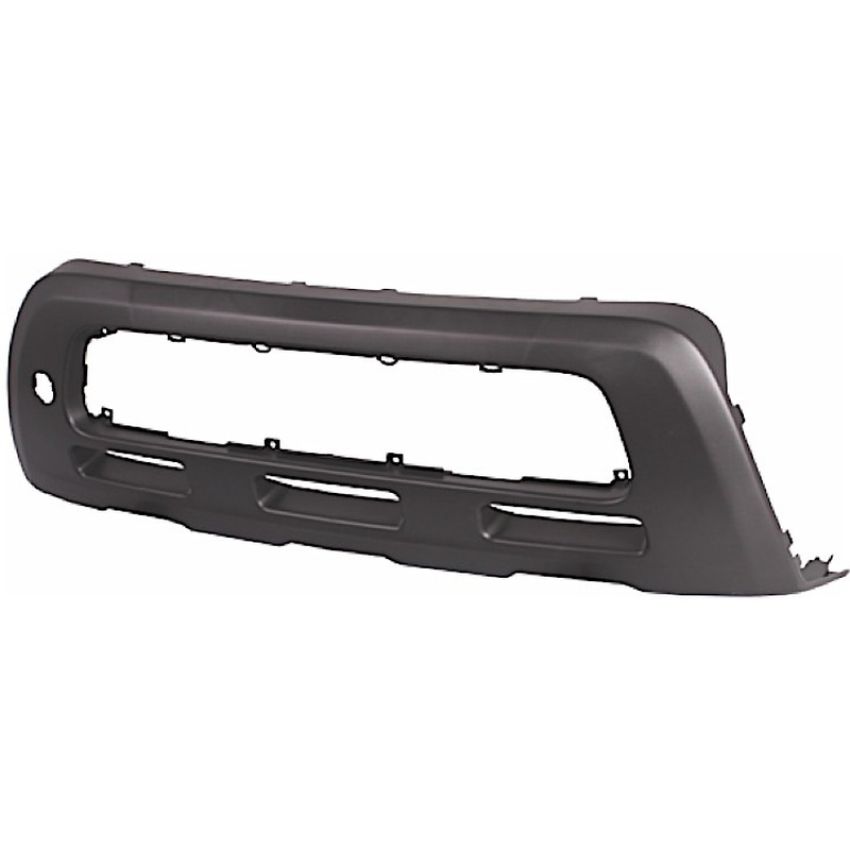 FRONT BUMPER COVER CENTER 2 PIECE BUMPER MLDG MAT BLK TEXTURED SOUL 10-11