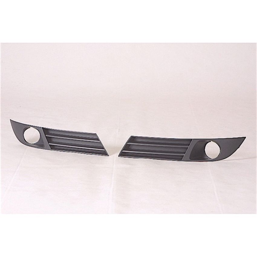 RH FRONT BUMPER OUTER GRILLE MAT BLK W/ FOG LAMPS AURA XR 07-10