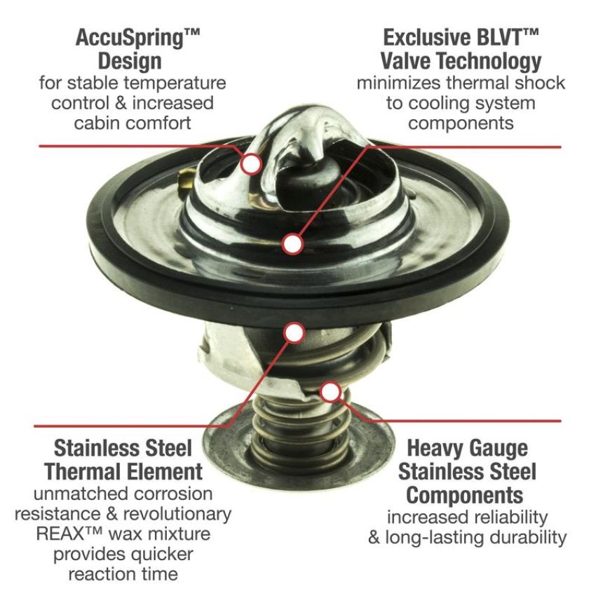 MotoRad 5265-195 UltraStat Thermostat-195 Degrees w/ Seal