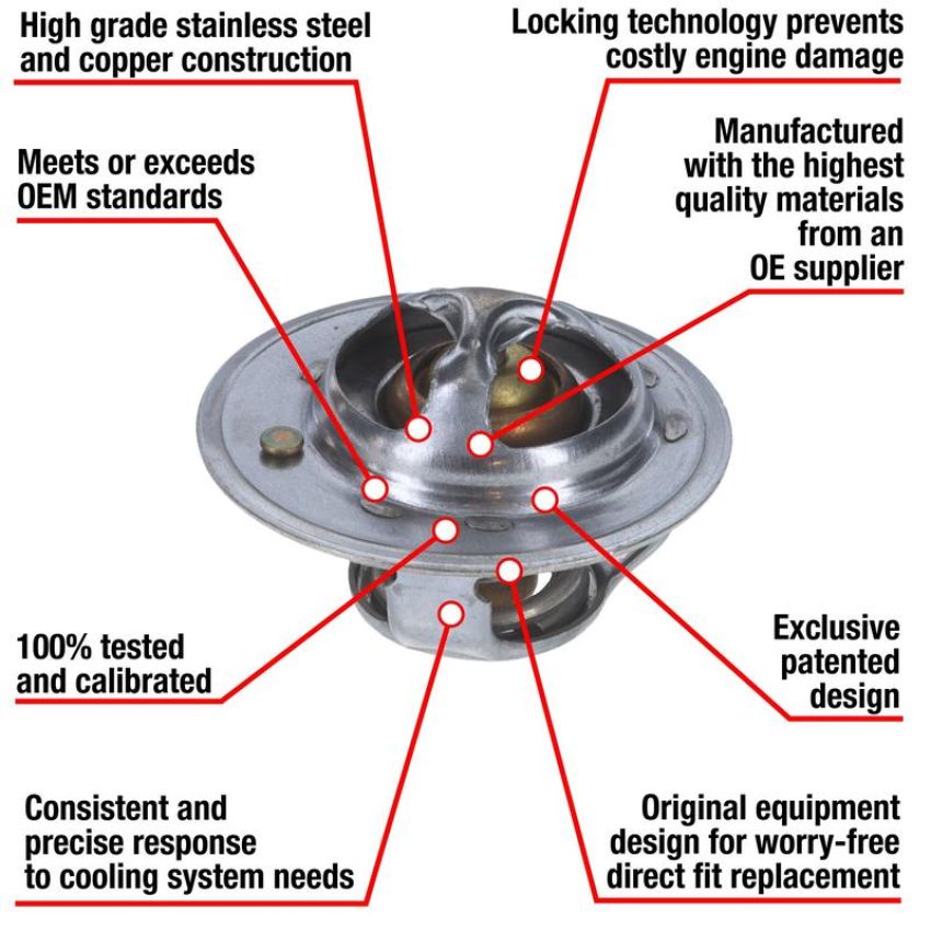 MotoRad 7294-170 Fail-Safe Thermostat-170 Degrees