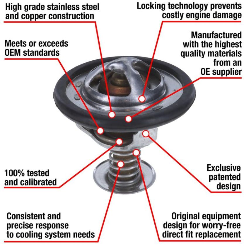 MotoRad 7299-170 Fail-Safe Thermostat-170 Degrees w/ Seal