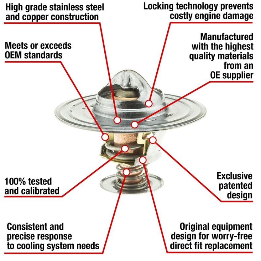MotoRad 7309-180 Fail-Safe Thermostat-180 Degrees