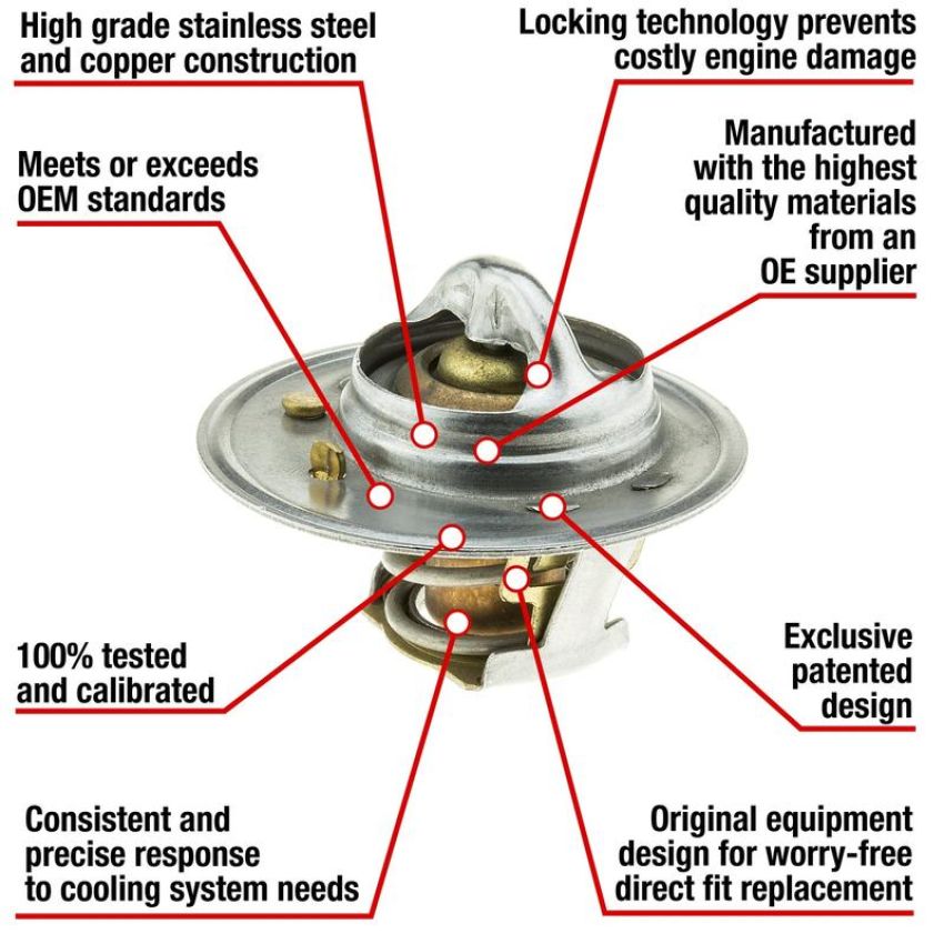 MotoRad 7323-180 Fail-Safe Thermostat-180 Degrees