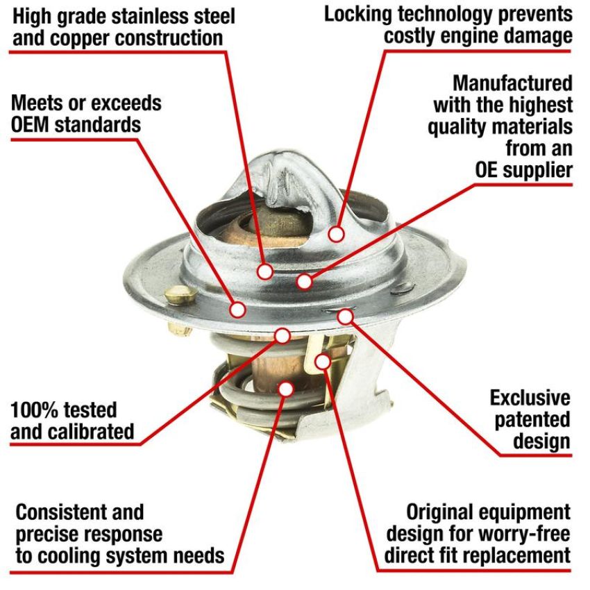 MotoRad 7419-180 Fail-Safe Thermostat-180 Degrees