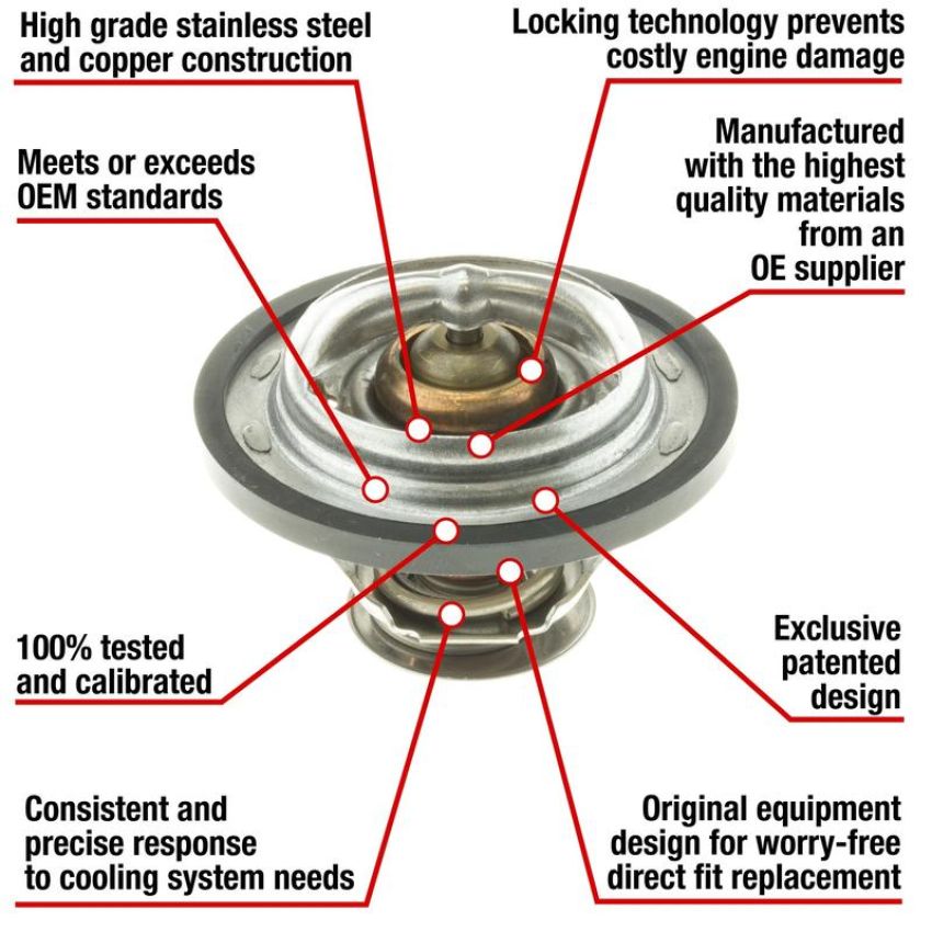 MotoRad 7426-190 Fail-Safe Thermostat-192 Degrees w/ Seal