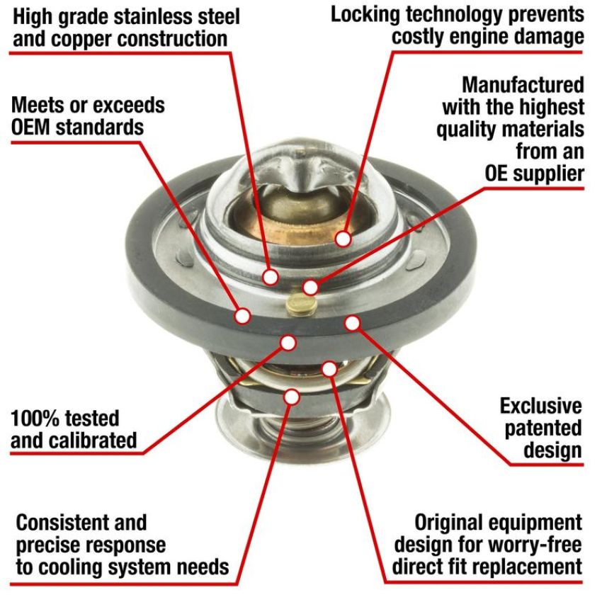 MotoRad 7441-170 Fail-Safe Thermostat-170 Degrees w/ Seal