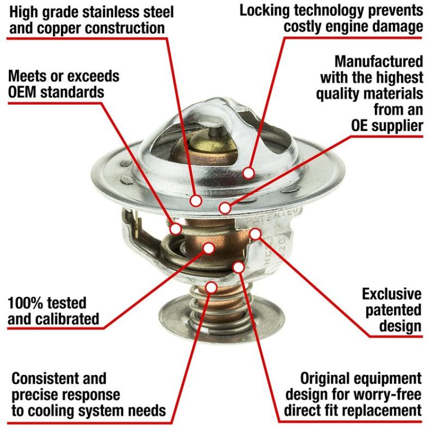 MotoRad 7442-180 Fail-Safe Thermostat-180 Degrees