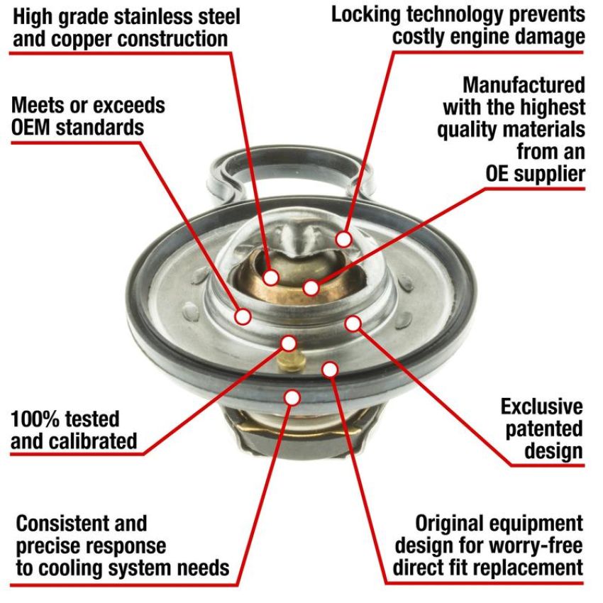MotoRad 7449-190 Fail-Safe Thermostat-192 Degrees w/ Seal