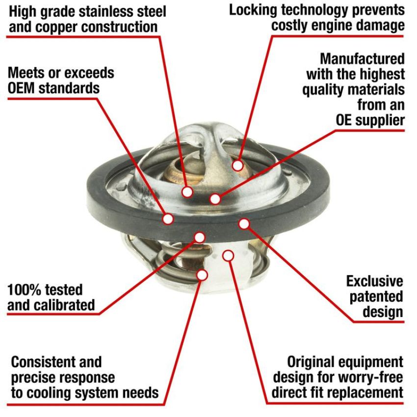 MotoRad 7457-205 Fail-Safe Thermostat-203 Degrees w/ Seal