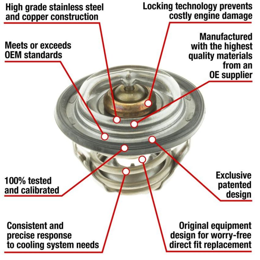 MotoRad 7461-180 Fail-Safe Thermostat-180 Degrees w/ Seal