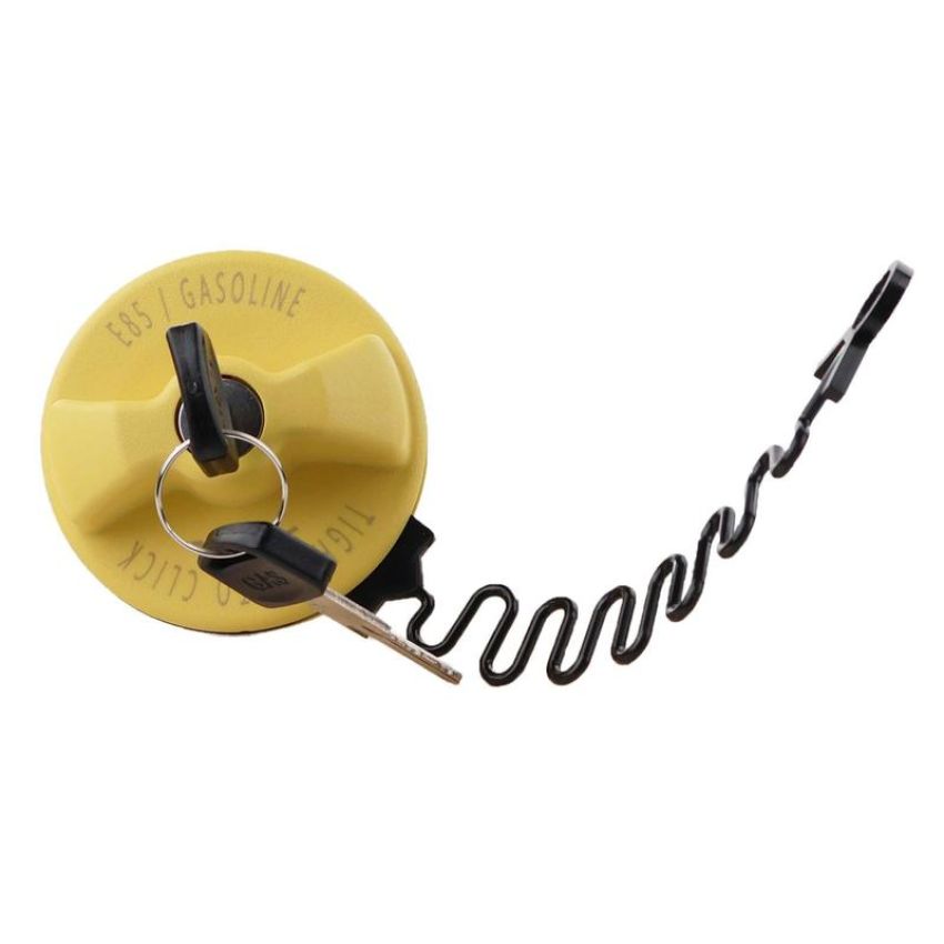 MotoRad MGC206KAY Locking Tethered Flex Fuel Tank Cap