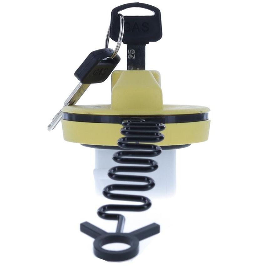 MotoRad MGC212KAY Locking Tethered Flex Fuel Tank Cap