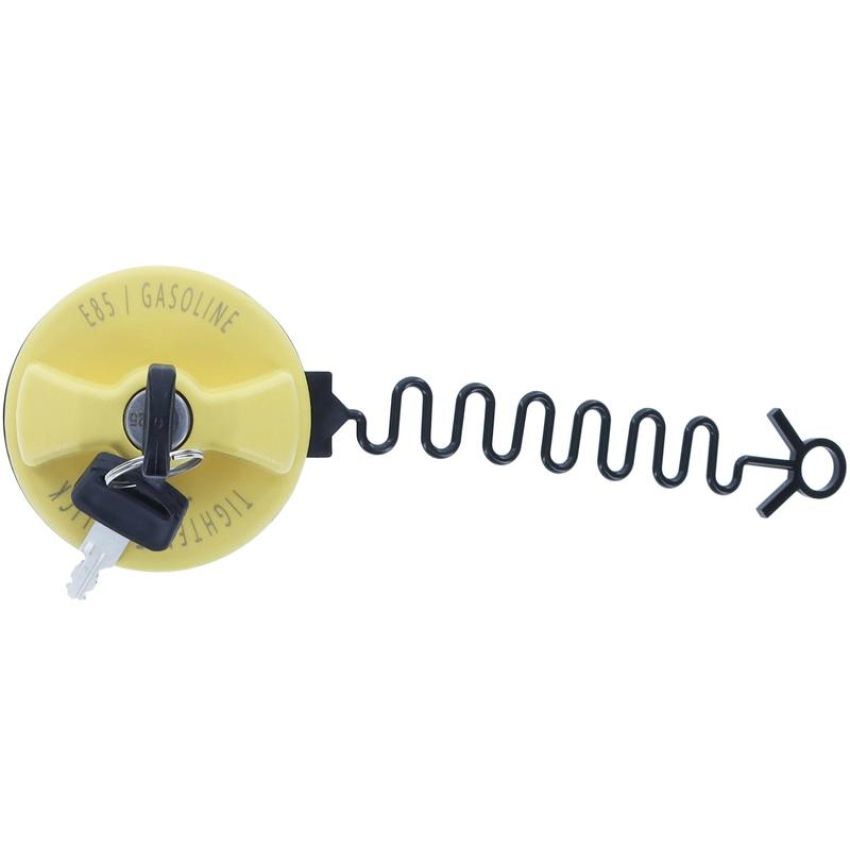 MotoRad MGC212KAY Locking Tethered Flex Fuel Tank Cap