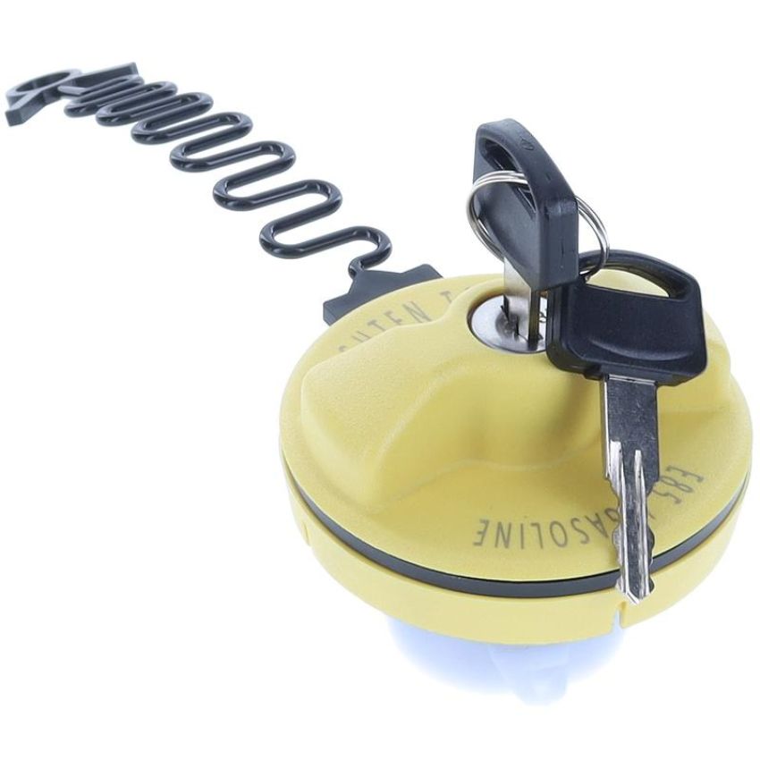 MotoRad MGC213KAY Locking Tethered Flex Fuel Tank Cap