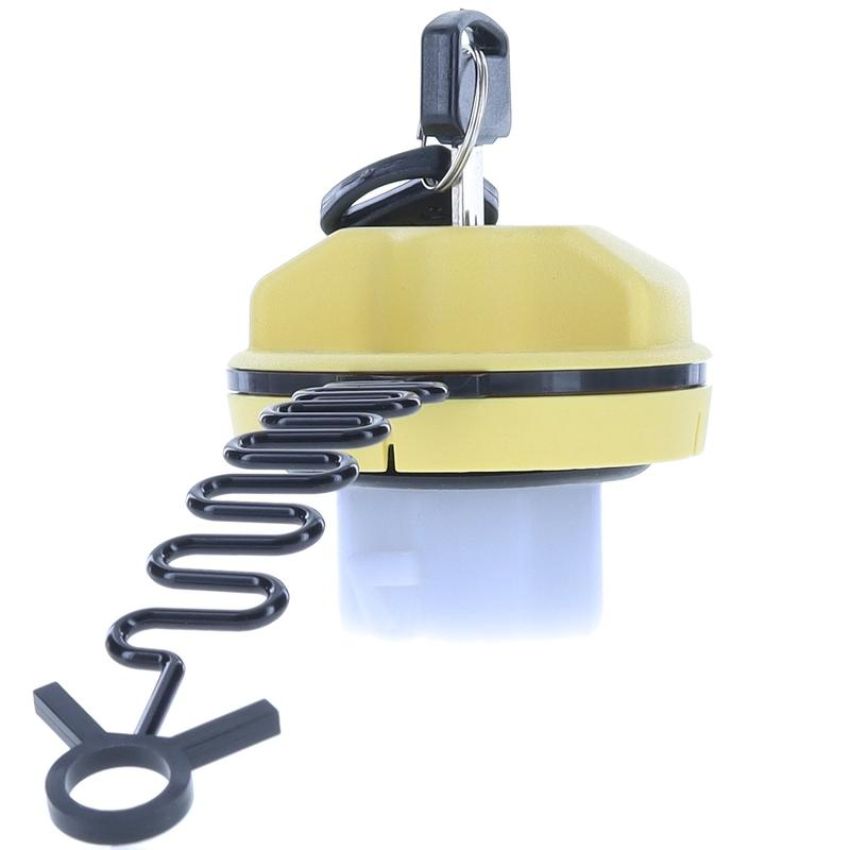 MotoRad MGC213KAY Locking Tethered Flex Fuel Tank Cap
