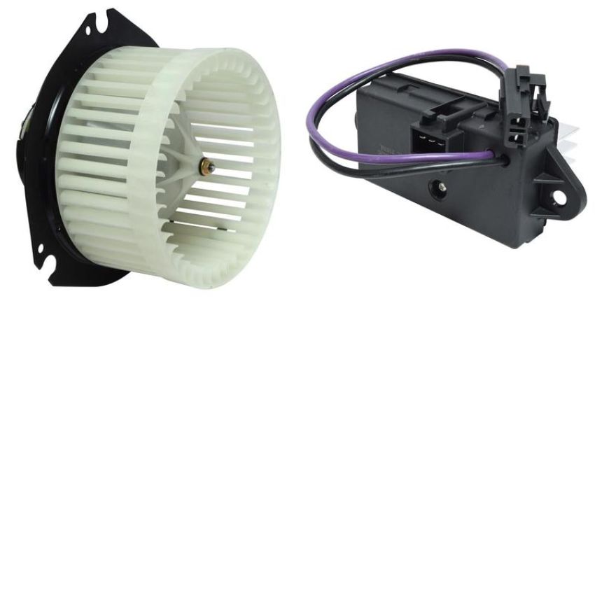 Universal Air Conditioning BK 1760 HVAC Blower Motor Kit -- Blower Motor W/ Wheel Kit