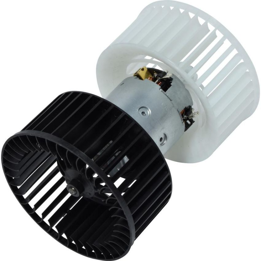 Universal Air Conditioning BM 00131C HVAC Blower Motor -- Double Shaft Blower Motor W/ Wheel