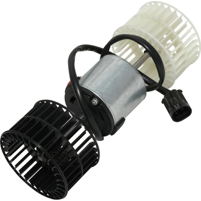 Universal Air Conditioning BM 10068C HVAC Blower Motor -- Double Shaft Blower Motor W/ Wheel