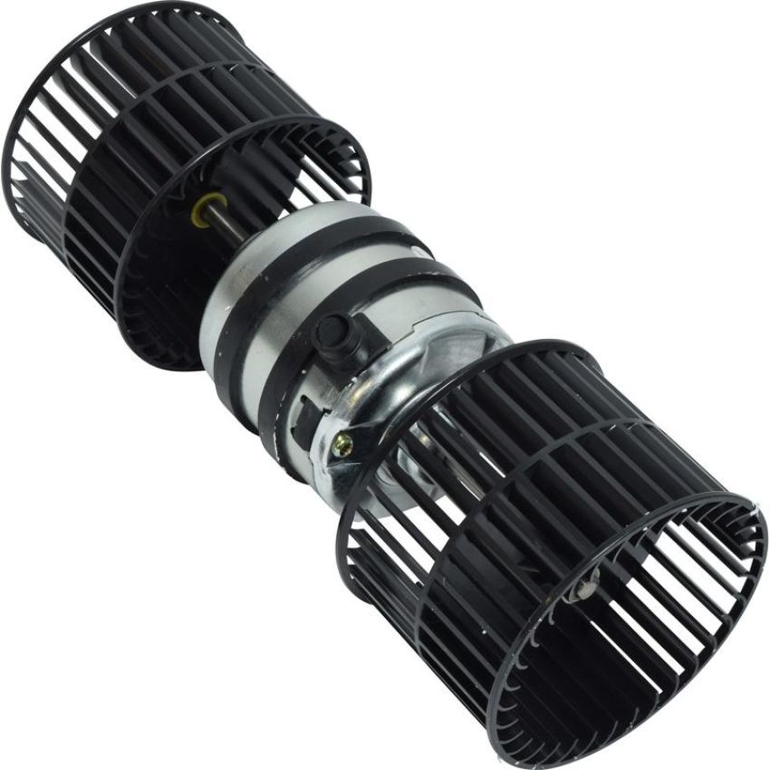 Universal Air Conditioning BM 10164C HVAC Blower Motor -- Double Shaft Blower Motor W/ Wheel