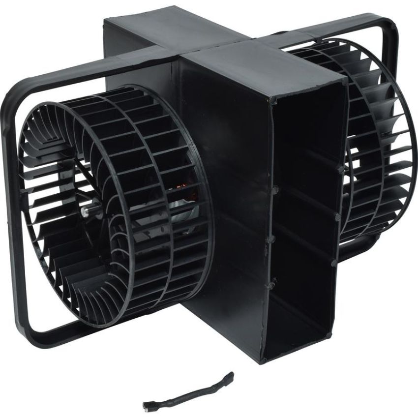 Universal Air Conditioning BM 3313C HVAC Blower Motor -- Double Shaft Blower Motor W/ Wheel