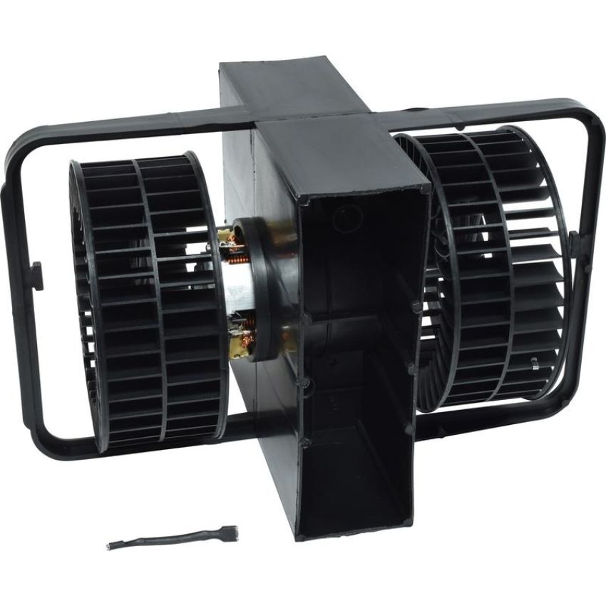 Universal Air Conditioning BM 3313C HVAC Blower Motor -- Double Shaft Blower Motor W/ Wheel