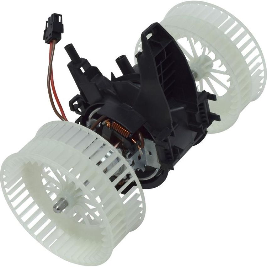 Universal Air Conditioning BM 4075C HVAC Blower Motor -- Double Shaft Blower Motor W/ Wheel