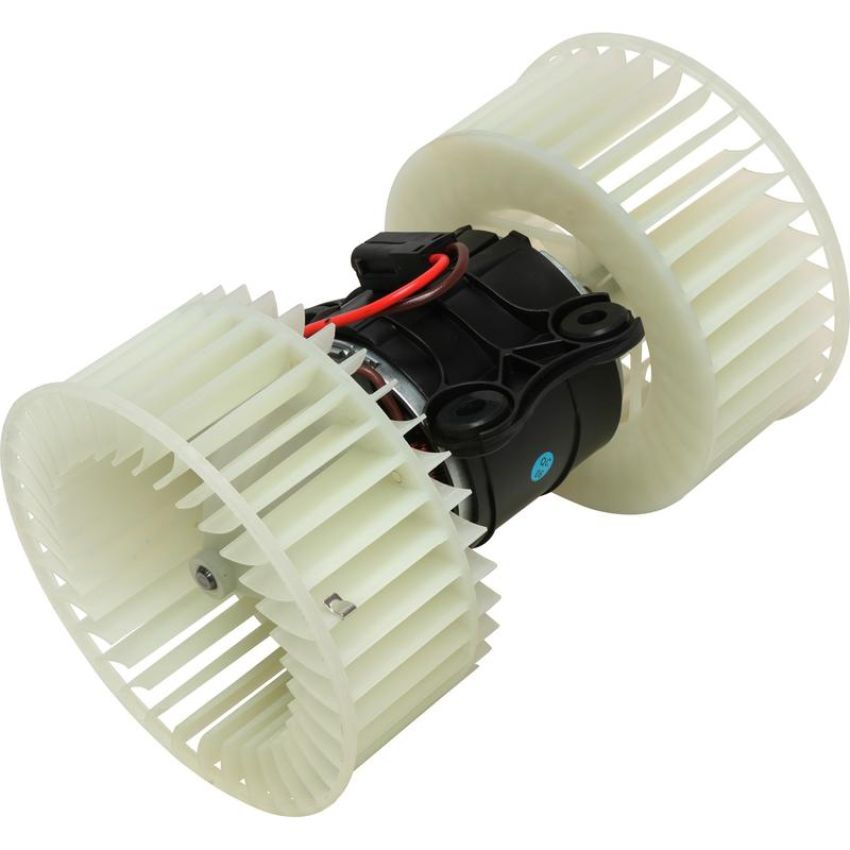 Universal Air Conditioning BM 4122C HVAC Blower Motor -- Double Shaft Blower Motor W/ Wheel