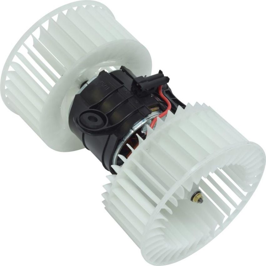 Universal Air Conditioning BM 4122C HVAC Blower Motor -- Double Shaft Blower Motor W/ Wheel