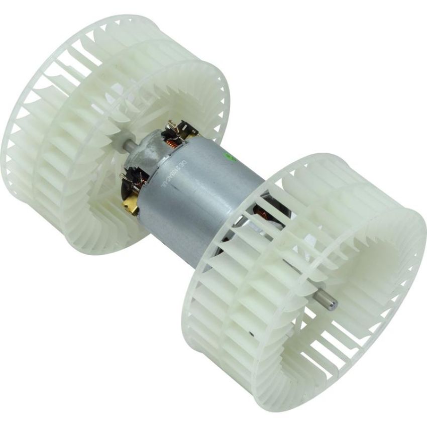 Universal Air Conditioning BM 9287C HVAC Blower Motor -- Double Shaft Blower Motor W/ Wheel