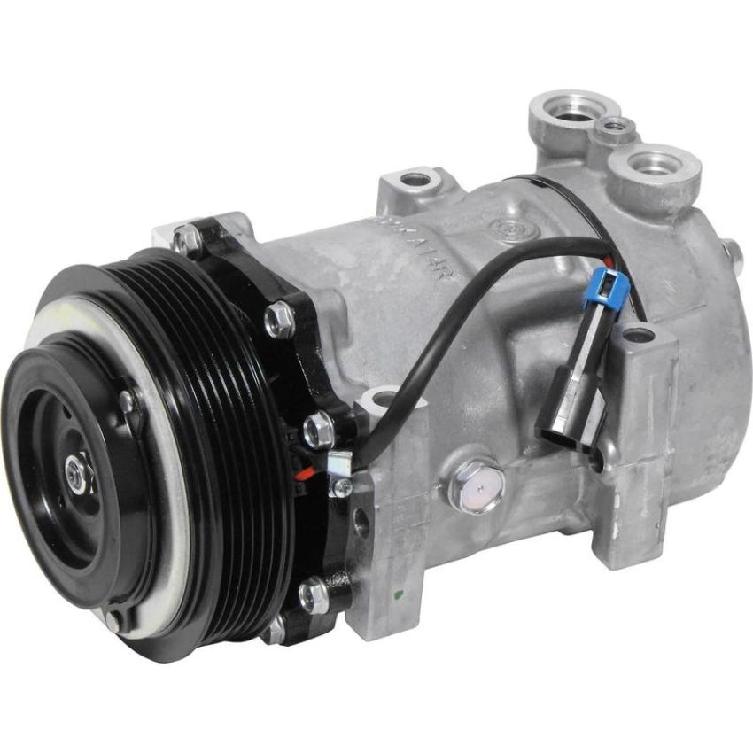 Universal Air Conditioning CO 04080 A/C Compressor -- Sanden SD7H15 Compressor Assembly