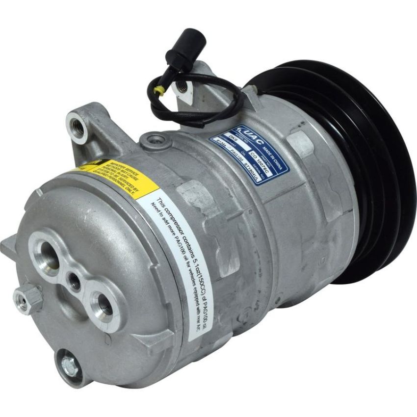 Universal Air Conditioning CO 10076C A/C Compressor -- UAC DKS17D Compressor Assembly