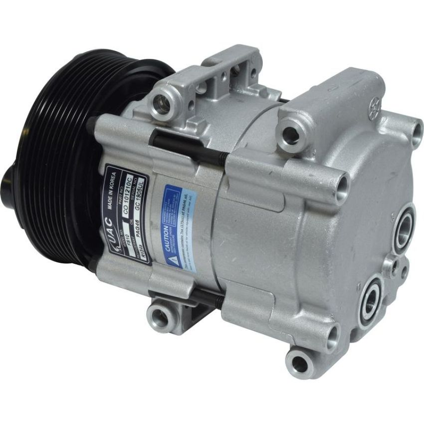 Universal Air Conditioning CO 101210C A/C Compressor -- UAC FS10 Compressor Assembly