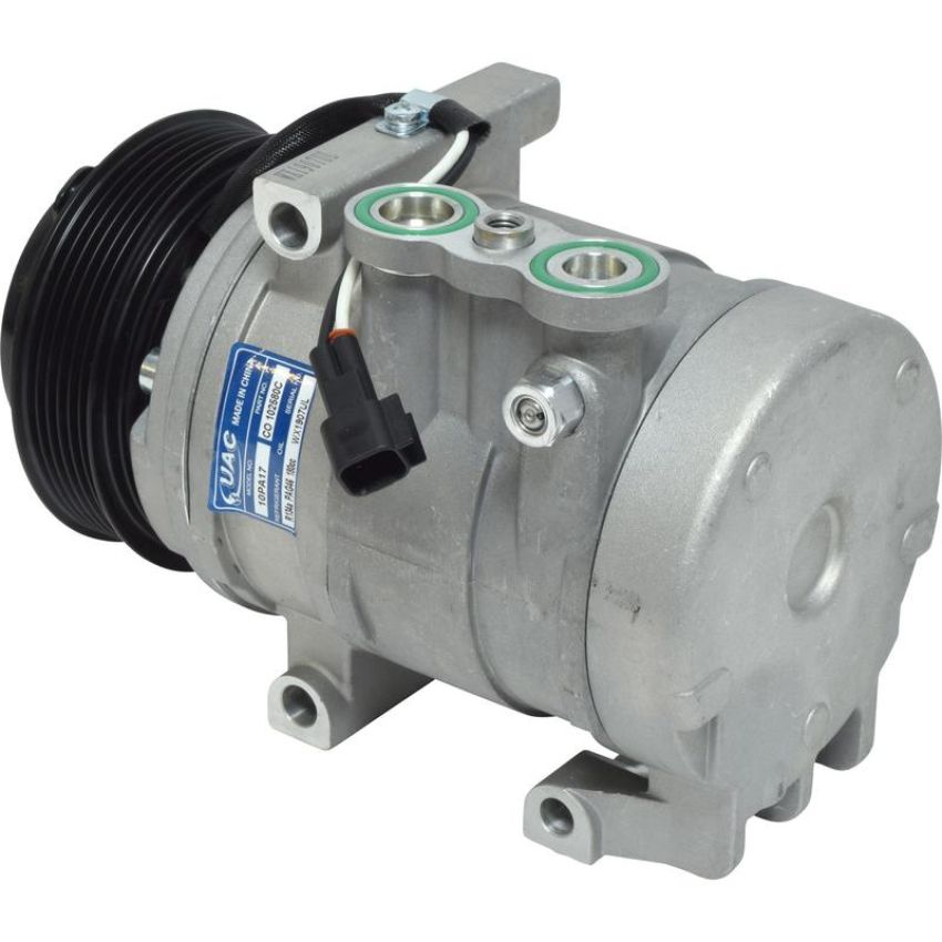 Universal Air Conditioning CO 102580PC A/C Compressor -- UAC 10S19 Compressor Assembly
